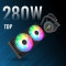 Система водяного охлаждения AEROCOOL Abyss L240R Black (ACLA-AB24117.11)
