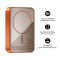 Повербанк MagSafe MOMAX 1-Power Q.Pass² Qi2 25W 10000mAh Solar Orange (IP168Q22M)