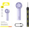 Портативный ручной вентилятор BASEUS GoTrip DT1 Nebula Purple (BASEUS-DT1)
