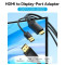Кабель VENTION HDMI - DisplayPort v2.0 1.5м Black (ABJBG)
