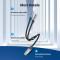 Кабель VENTION USB-C - 2xmini-jack 3.5 mm (F) 0.3м Black (BGNHY)