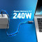 Кабель J5CREATE USB4 40Gbps 240W 0.8м (JUC29L08-N)