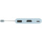 Порт-репликатор J5CREATE USB-C to HDMI & USB 3.0 with Power Delivery Fresh Cyan (JCA379EC-N)