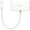 Порт-реплікатор J5CREATE USB-C to HDMI & USB 3.0 with Power Delivery Natural White (JCA379EW-N)