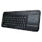 Клавіатура бездротова LOGITECH K400 Wireless Touch UA Black (920-003133)