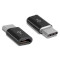 Адаптер ATCOM USB CM/Micro-BF Black (8101B)
