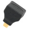 Адаптер кутовий CABLEXPERT Micro-HDMI - HDMI Black (A-HDMI-FDML)