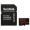 Карта памяти SANDISK microSDXC Extreme 128GB UHS-I U3 V30 A1 Class 10 + SD-adapter (SDSQXAF-128G-GN6MA)