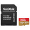 Карта памяти SANDISK microSDXC Extreme 64GB UHS-I U3 V30 A1 Class 10 + SD-adapter (SDSQXAF-064G-GN6AA)