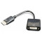 Адаптер CABLEXPERT DisplayPort - DVI Black (A-DPM-DVIF-002)