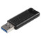 Флэшка VERBATIM Store 'n' Go PinStripe 32GB USB3.0 Black (49317)