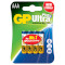 Батарейка GP Ultra Plus AAA 4шт/уп (24AUP-2UE4)