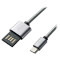 Кабель GRAND-X USB2.0 AM/Micro-BM Gray 1м (FM02)