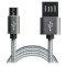 Кабель GRAND-X USB2.0 AM/Micro-BM Gray 1м (FM02)