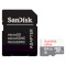 Карта памяти SANDISK microSDXC Ultra 64GB UHS-I Class 10 + SD-adapter (SDSQUNS-064G-GN3MA)