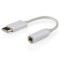 Адаптер CABLEXPERT Type-C to 3.5mm 0.15м White (CCA-UC3.5F-01-W)