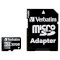 Карта пам'яті VERBATIM microSDHC Premium 32GB UHS-I Class 10 + SD-adapter (44083)