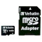 Карта пам'яті VERBATIM microSDXC Premium 64GB UHS-I Class 10 + SD-adapter (44084)