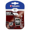 Карта пам'яті VERBATIM microSDXC Premium 64GB UHS-I Class 10 + SD-adapter (44084)