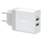 Зарядний пристрій ANKER PowerPort 2 White w/Micro-USB cable (B2021L21)