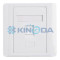Панель лицевая KINGDA 1хKeystone White (KD-FP05)