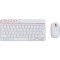 Комплект беспроводной LOGITECH MK240 Nano Wireless Combo White/Vivid Red (920-008212)