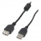 Кабель-подовжувач POWERPLANT USB2.0 AM/AF 1м (CA910694)