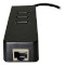 Сетевой адаптер с USB хабом DYNAMODE USB3.1-TYPEC-RJ45-HUB3