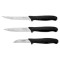 Набір кухонних ножів FISKARS Essential 3пр (1023785/200628)