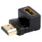 Адаптер угловой CABLEXPERT HDMI Black (A-HDMI90-FML)