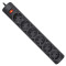 Мережевий фільтр DEFENDER DFS 153 Black, 6 розеток, 3м (99495)