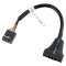 Кабель VOLTRONIC 9-pin USB2.0 to 19-pin USB3.0 (YT-A-USB=>USB3.0)