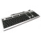 Клавиатура GEMBIRD KB-8300-SB-RUA PS/2 Black/Silver