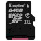 Карта памяти KINGSTON microSDXC Canvas Select 64GB UHS-I Class 10 (SDCS/64GBSP)