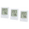 Термогигрометр BRESSER Temeo Hygro Indicator Set 3шт White (7000010GYE000)
