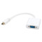Адаптер VINGA Mini-HDMI - VGA White (HDMICMVGAF-01)