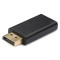 Адаптер VINGA DisplayPort - HDMI Black (DPMHDMIAF-01)