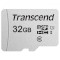 Карта памяти TRANSCEND microSDHC 300S 32GB UHS-I Class 10 + SD-adapter (TS32GUSD300S-A)