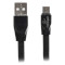 Кабель CABLEXPERT USB2.0 AM/Micro-BM Flat Black 1м (CCPB-M-USB-01BK)