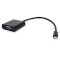 Адаптер CABLEXPERT Mini DisplayPort - VGA Black (AB-MDPM-VGAF-02)