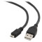 Кабель CABLEXPERT USB2.0 AM/Micro-BM Black 0.1м (CCP-MUSB2-AMBM-0.1M)