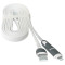 Кабель DEFENDER 10-03BP USB2.0 AM/Apple Lightning/Micro-BM White 1м (87493)