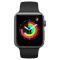 Смарт-годинник APPLE Watch Series 3 42mm Space Gray Aluminum Case with Black Sport Band (MTF32FS/A)