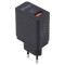 Зарядное устройство ENERGENIE 1xUSB-A, QC3.0 Black (EG-UQC3-01)