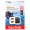 Набір з двох карт пам'яті SANDISK microSDHC Extreme 32GB UHS-I V30 A1 Class 10 + SD-adapter (SDSQXAF-032G-GN6AT)