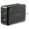 Зарядний пристрій TRONSMART W2TF 2 Ports QC3.0 USB Wall Charger Black (232340)