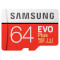 Карта пам'яті SAMSUNG microSDXC EVO Plus 64GB UHS-I U3 Class 10 + SD-adapter (MB-MC64DA/RU)