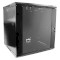 Настінна шафа 19" HYPERNET WMNC-12U-Flat-Black (12U, 600x450мм, RAL9005)