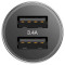 Автомобильное зарядное устройство BASEUS Small Screw 3.4A Black (CAXLD-C01)