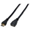 Кабель-подовжувач DIGITUS HDMI v1.4 5м Black (AK-330201-050-S)